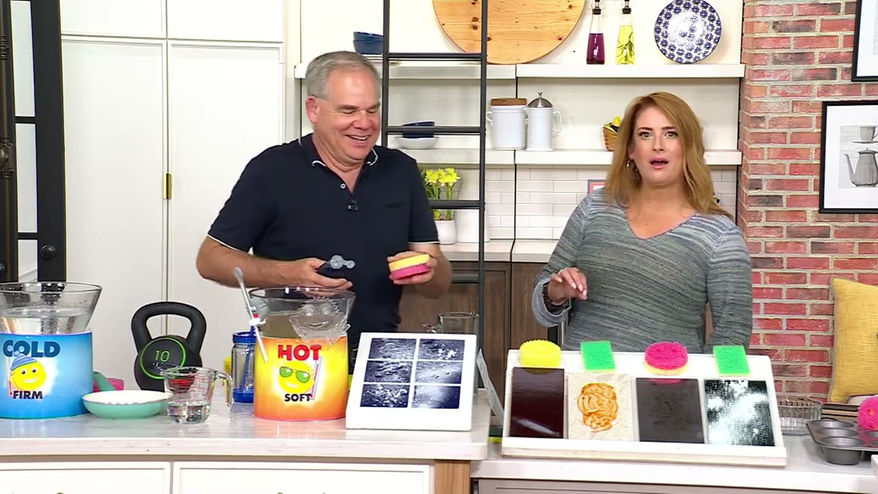 Scrub Daddy 10 pc Everyday Trial Kit with Eraser, Scour, Sponges & More! on  QVC