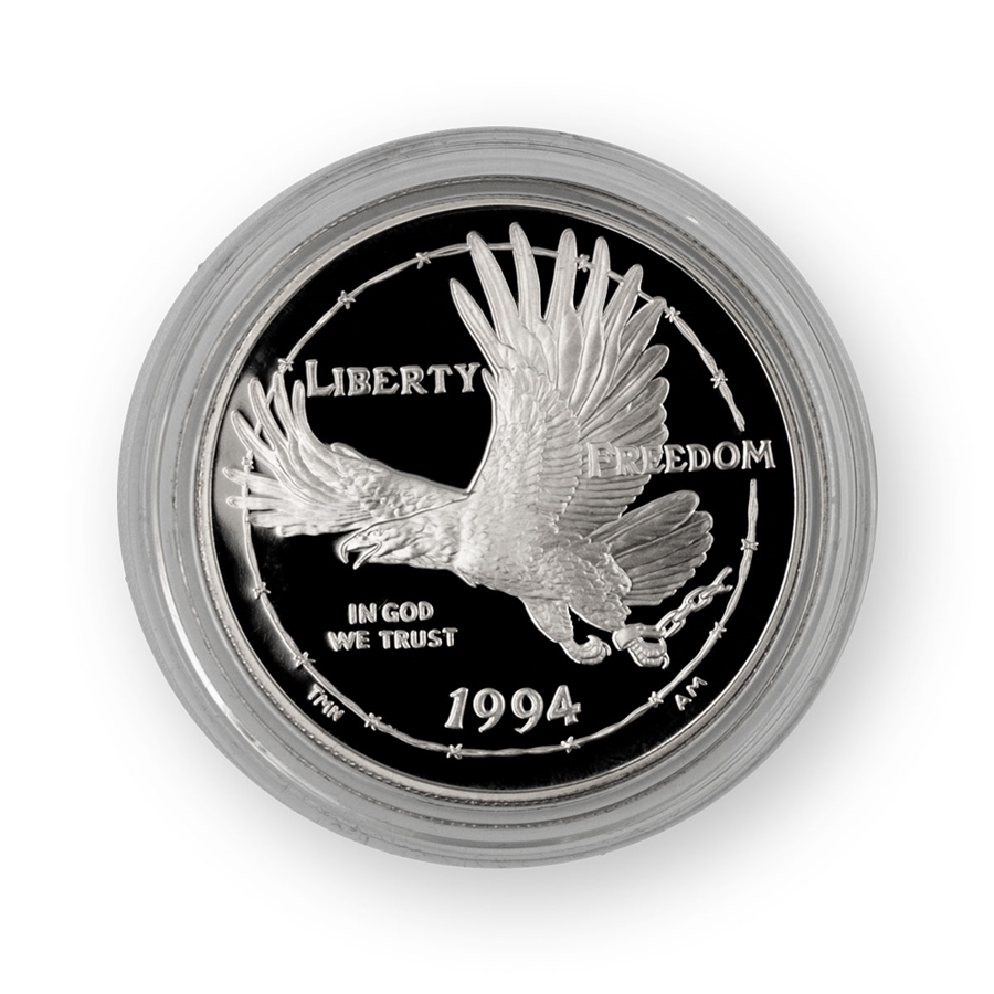 💝𝐐𝐕𝐂 𝐃𝐞𝐚𝐥𝐬 𝐨𝐧 𝐭𝐡𝐞 𝐃𝐚𝐢𝐥𝐲✨1994 U.S. Veterans Commemorative Silver Dollars Three-Coin Proof Set