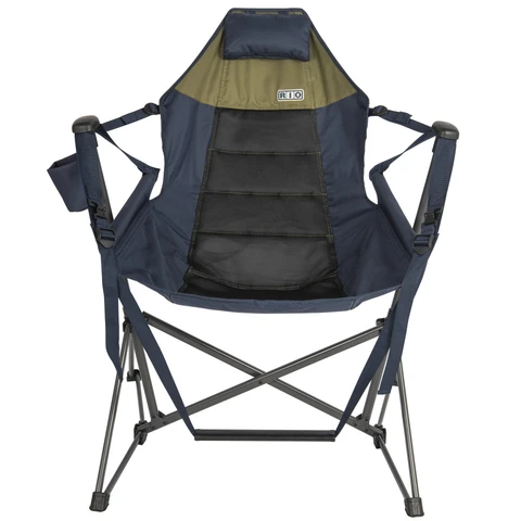 Swing chair with footrest