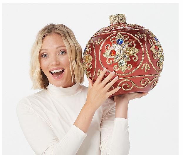 🎁🌲Kringle Express 18" Illuminated Indoor/Outdoor Oversized Ornament