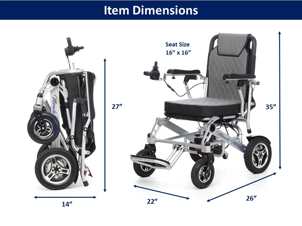 💝𝐐𝐕𝐂 𝐃𝐞𝐚𝐥𝐬 𝐨𝐧 𝐭𝐡𝐞 𝐃𝐚𝐢𝐥𝐲✨Miracle Mobility Silver 6000 Plus Folding Electric Wheelchair