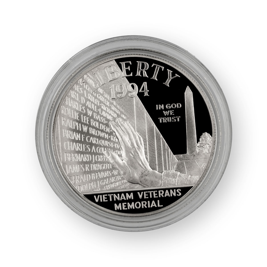 💝𝐐𝐕𝐂 𝐃𝐞𝐚𝐥𝐬 𝐨𝐧 𝐭𝐡𝐞 𝐃𝐚𝐢𝐥𝐲✨1994 U.S. Veterans Commemorative Silver Dollars Three-Coin Proof Set