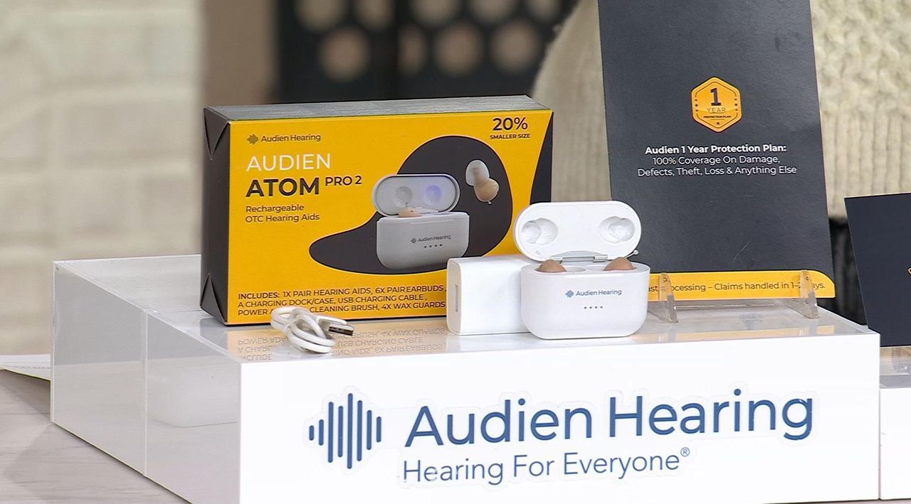 Audien Atom Pro 2 Hearing Aids with Care Kit & Protection Plan - QVC.com
