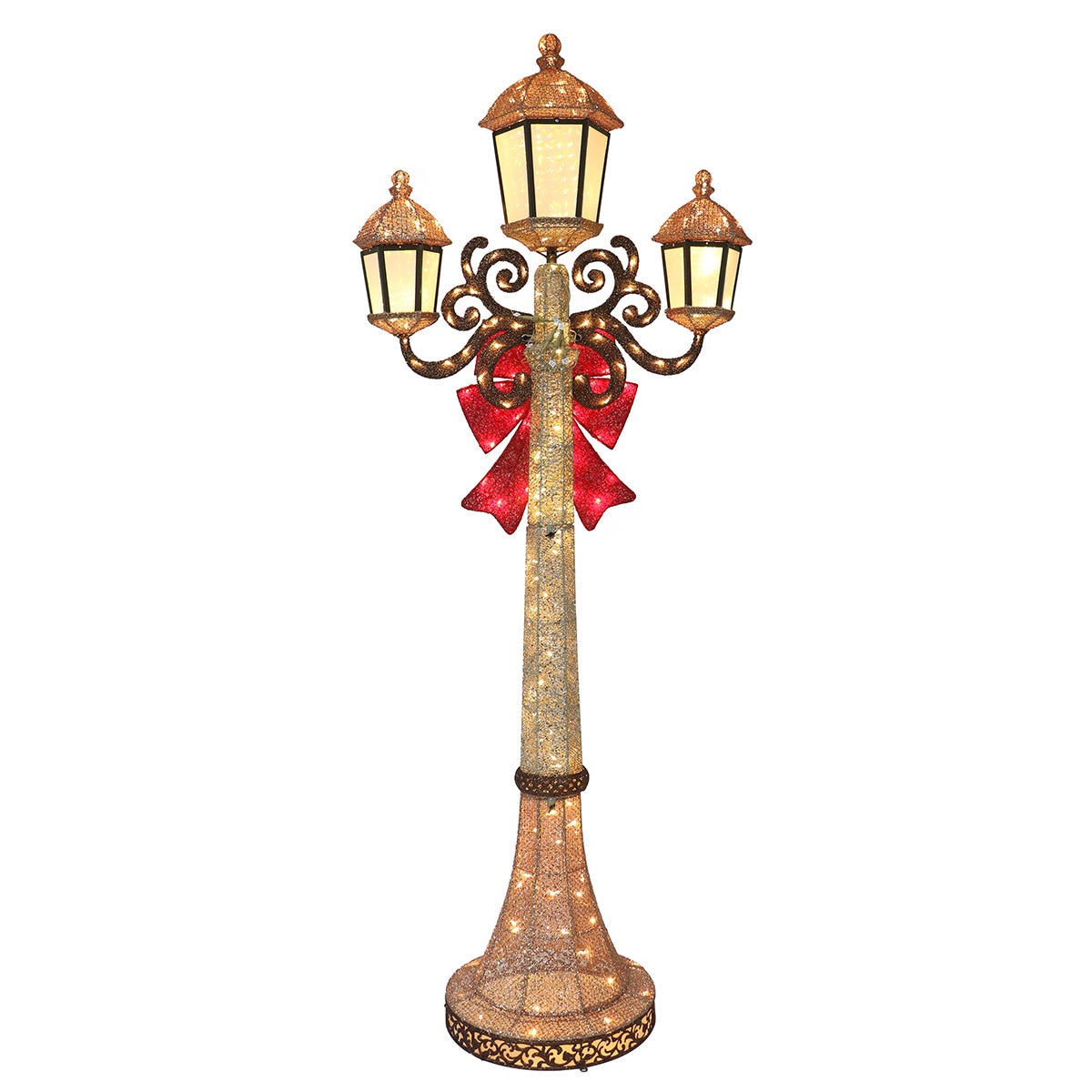 💝𝐐𝐕𝐂 𝐃𝐞𝐚𝐥𝐬 𝐨𝐧 𝐭𝐡𝐞 𝐃𝐚𝐢𝐥𝐲 - 𝐁𝐮𝐲 𝟏 𝐆𝐞𝐭 𝟏 𝐅𝐫𝐞𝐞✨7-foot TRIPLE LAMP POST with LED lights