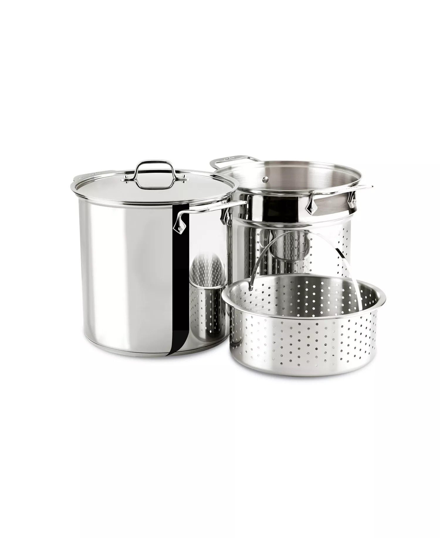 🎁𝐂𝐡𝐫𝐢𝐬𝐭𝐦𝐚𝐬 𝐒𝐚𝐥𝐞 Now🌲All-Clad Stainless Steel 8-qt Covered Multi-Cooker, Insert & Basket