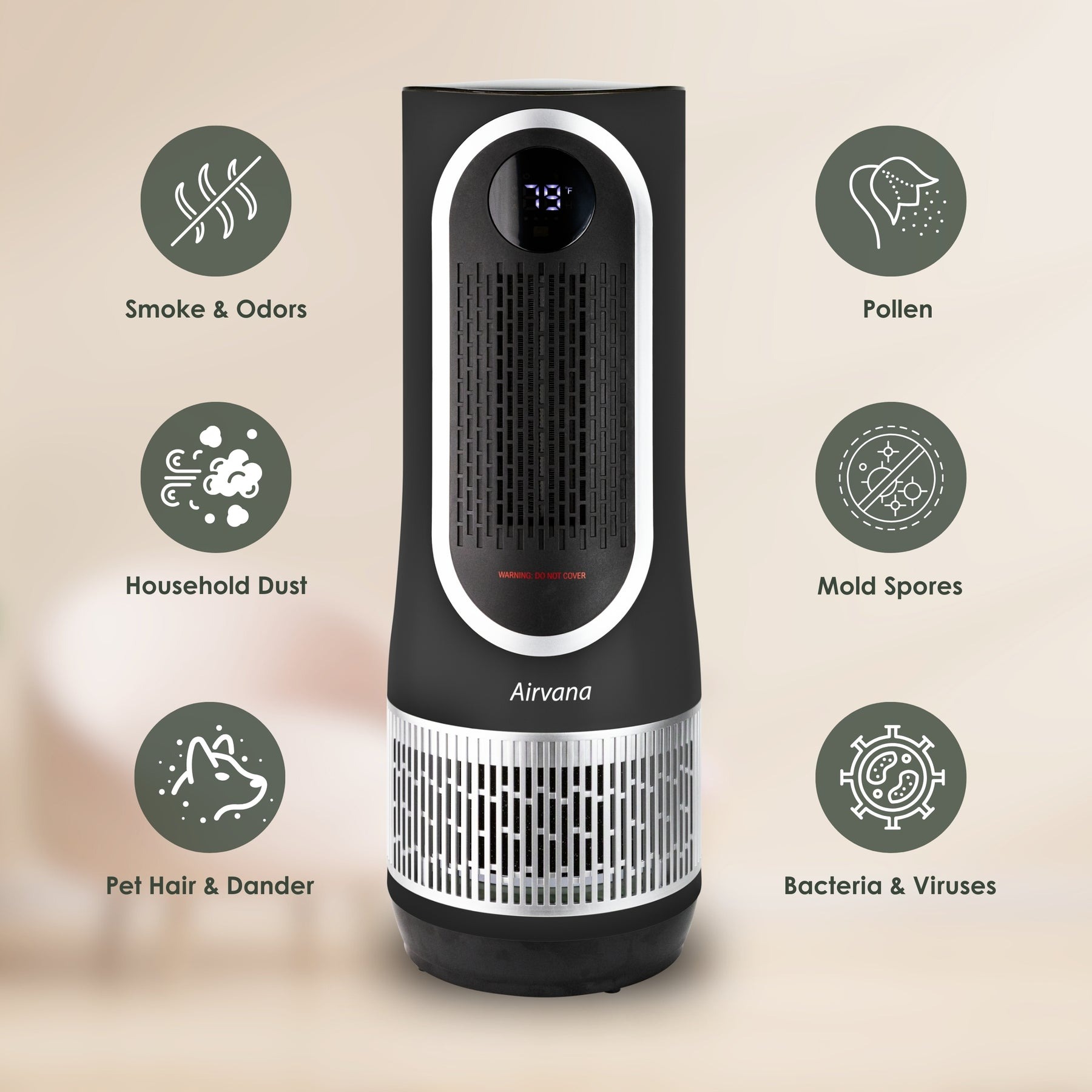 💝𝐐𝐕𝐂'𝐬 𝐁𝐥𝐚𝐜𝐤 𝐅𝐫𝐢𝐝𝐚𝐲 𝐃𝐞𝐚𝐥𝐬✨ Airvana 3-in-1 Air Purifier, Heater & Fan w/ HEPA Filtration