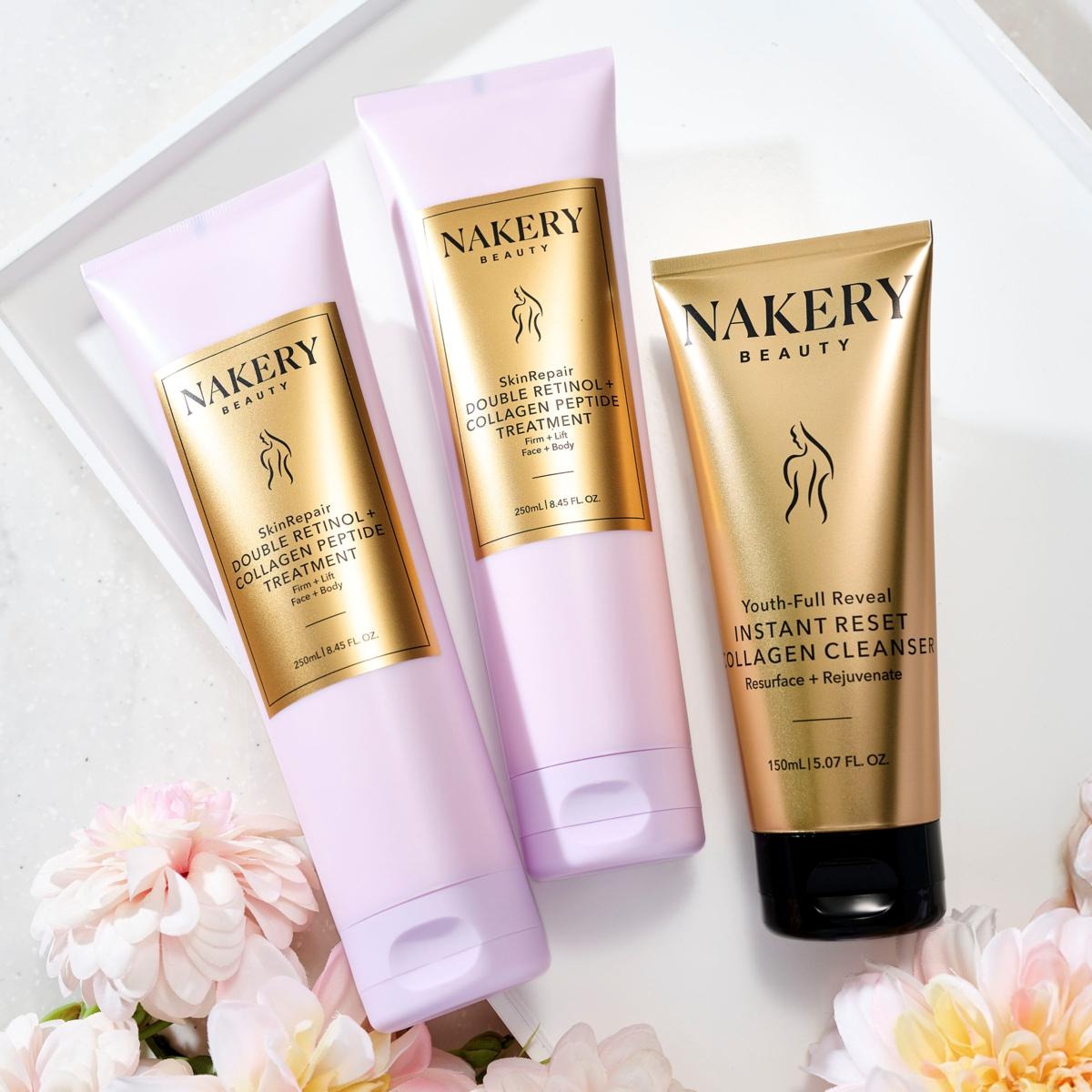 💝𝐐𝐕𝐂 𝐃𝐞𝐚𝐥𝐬 𝐨𝐧 𝐭𝐡𝐞 𝐃𝐚𝐢𝐥𝐲 ✨Nakery Beauty Double Retinol Plump and Firm 3-pc Collection 