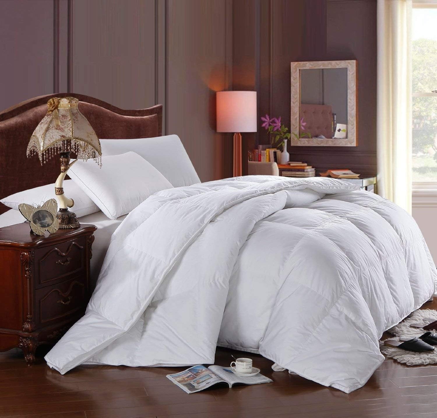 💝𝐐𝐕𝐂'𝐬 𝐁𝐥𝐚𝐜𝐤 𝐅𝐫𝐢𝐝𝐚𝐲 𝐃𝐞𝐚𝐥𝐬✨Northern Nights 650 Fill Power 440TC Cotton Hypoallergenic Down Comforter
