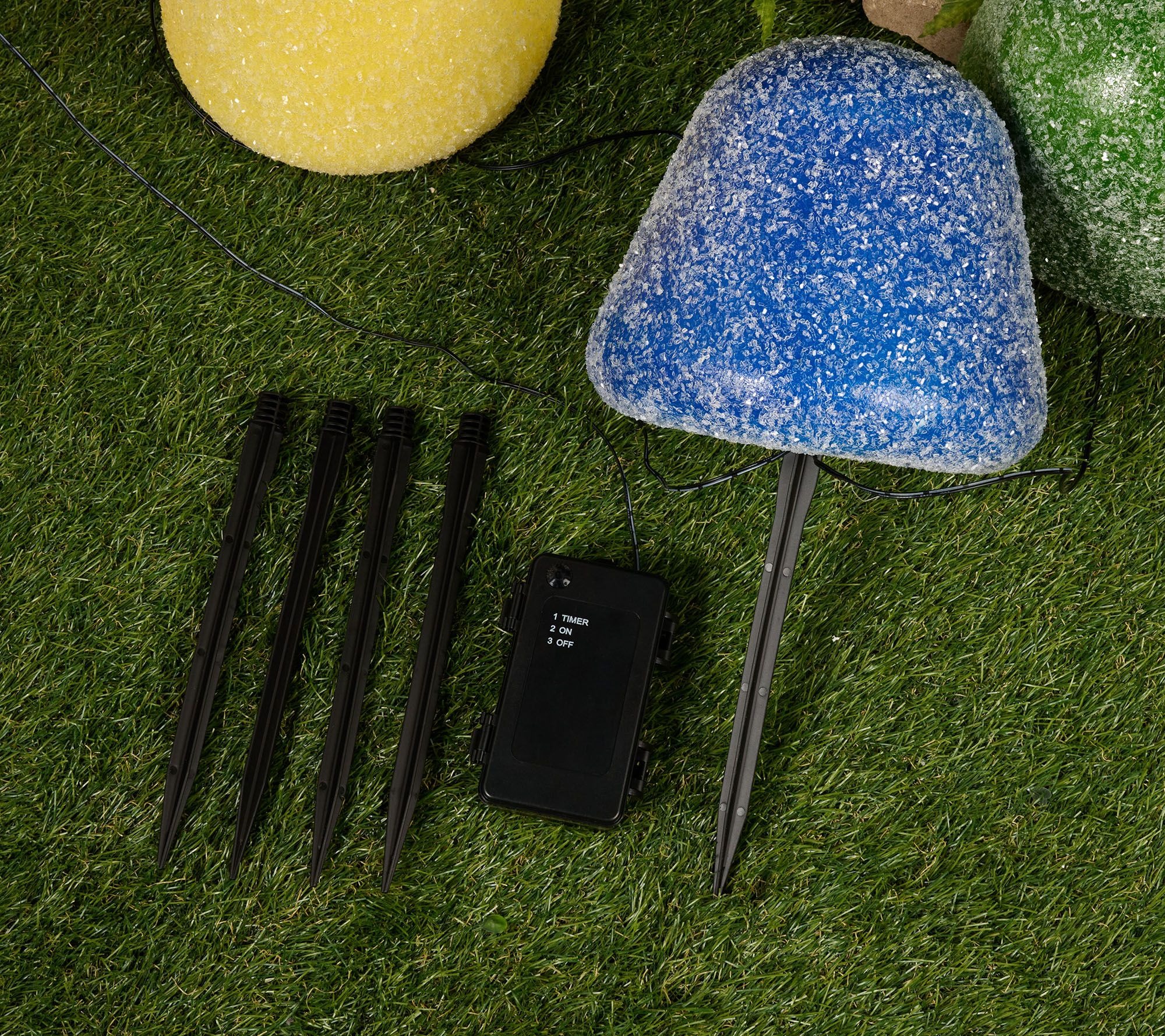 💝𝐐𝐕𝐂'𝐬 𝐁𝐥𝐚𝐜𝐤 𝐅𝐫𝐢𝐝𝐚𝐲 𝐃𝐞𝐚𝐥𝐬 ✨Mr. Christmas Set of 5 8" Gumdrop Pathway Lights