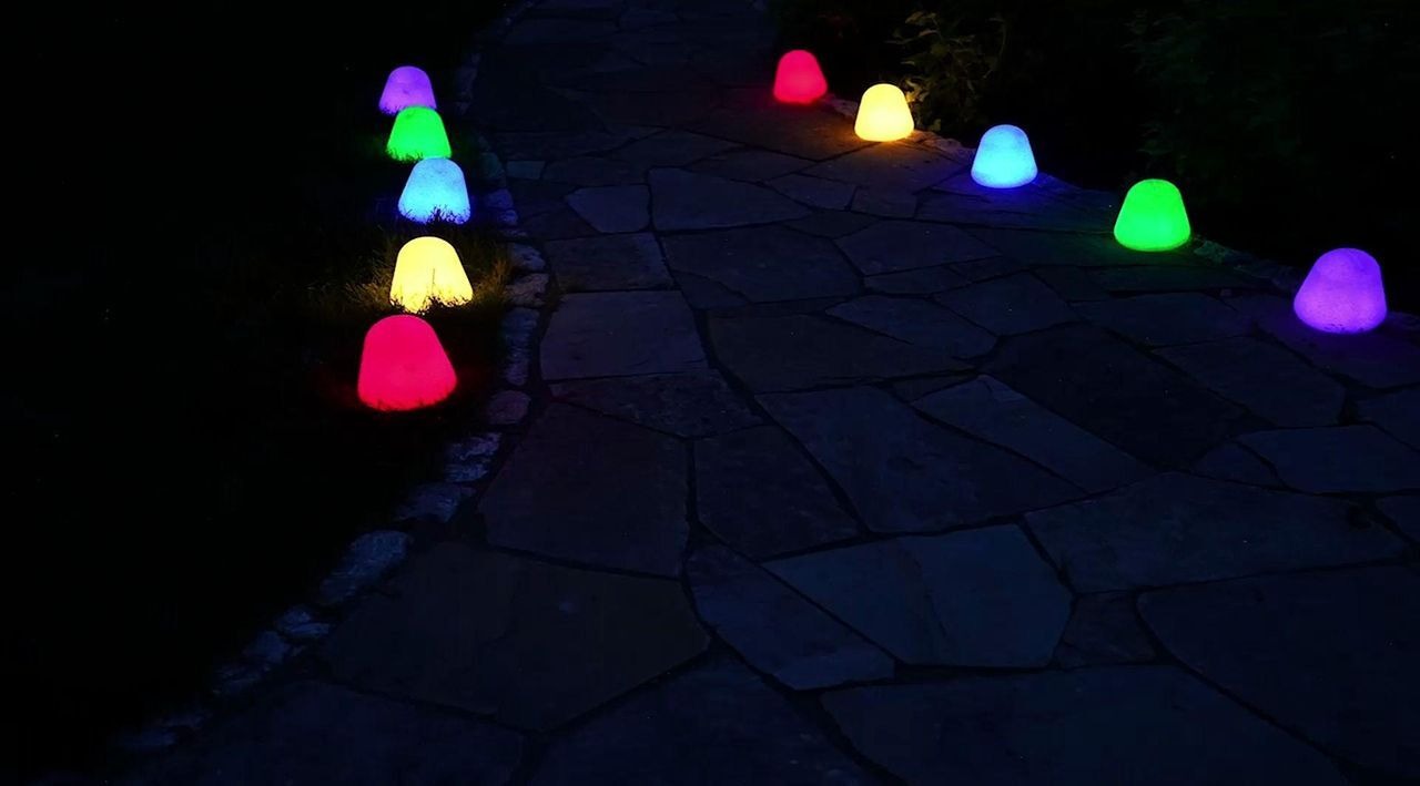 💝𝐐𝐕𝐂'𝐬 𝐁𝐥𝐚𝐜𝐤 𝐅𝐫𝐢𝐝𝐚𝐲 𝐃𝐞𝐚𝐥𝐬 ✨Mr. Christmas Set of 5 8" Gumdrop Pathway Lights