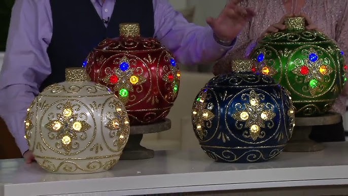 🎁🌲Kringle Express 18" Illuminated Indoor/Outdoor Oversized Ornament