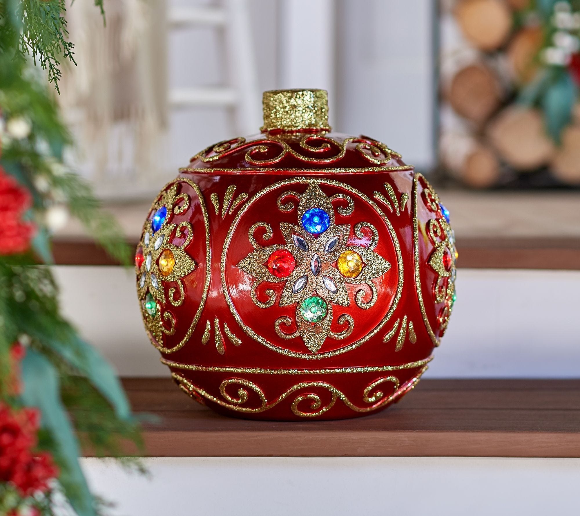 🎁🌲Kringle Express 18" Illuminated Indoor/Outdoor Oversized Ornament