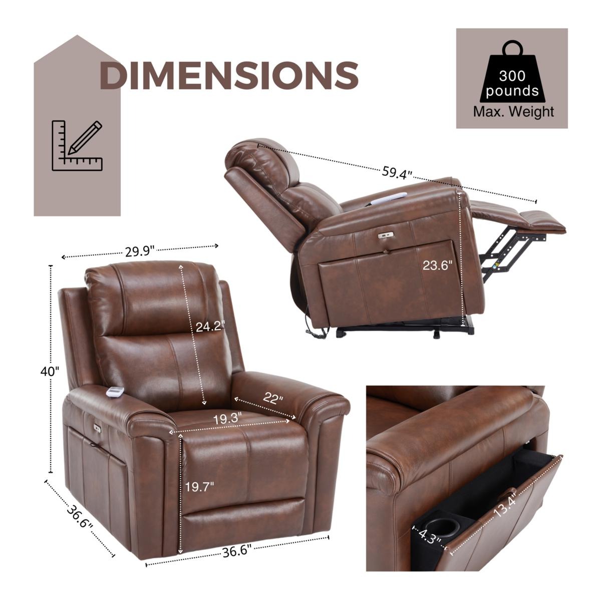 💝𝐐𝐕𝐂 𝐃𝐞𝐚𝐥𝐬 𝐨𝐧 𝐭𝐡𝐞 𝐃𝐚𝐢𝐥𝐲 - 𝐁𝐮𝐲 1 𝐆𝐞𝐭 1 𝐅𝐫𝐞𝐞✨Lifesmart Power Lift Recliner with Massage, Heat, and Storage