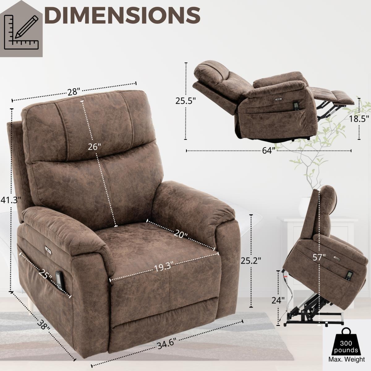💝𝐐𝐕𝐂 𝐃𝐞𝐚𝐥𝐬 𝐨𝐧 𝐭𝐡𝐞 𝐃𝐚𝐢𝐥𝐲 - 𝐁𝐮𝐲 1 𝐆𝐞𝐭 1 𝐅𝐫𝐞𝐞✨Lifesmart Power Lift Recliner with Massage, Heat, and Storage
