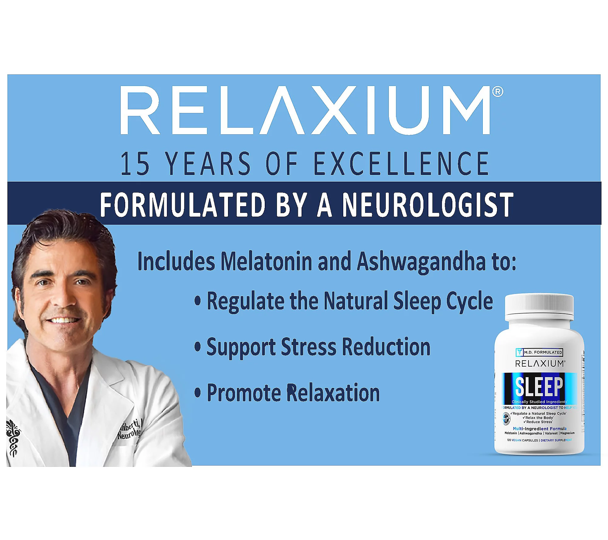 🎄Today's Special Value🎁 Relaxium Sleep Advanced Strength w/ Magnesium 90 Day Supply