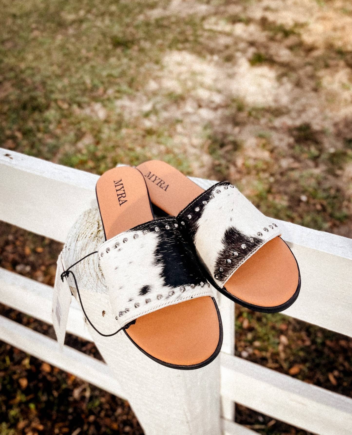 Genuine Cowhide Western Sandals Outdoor Flipflops Footwear