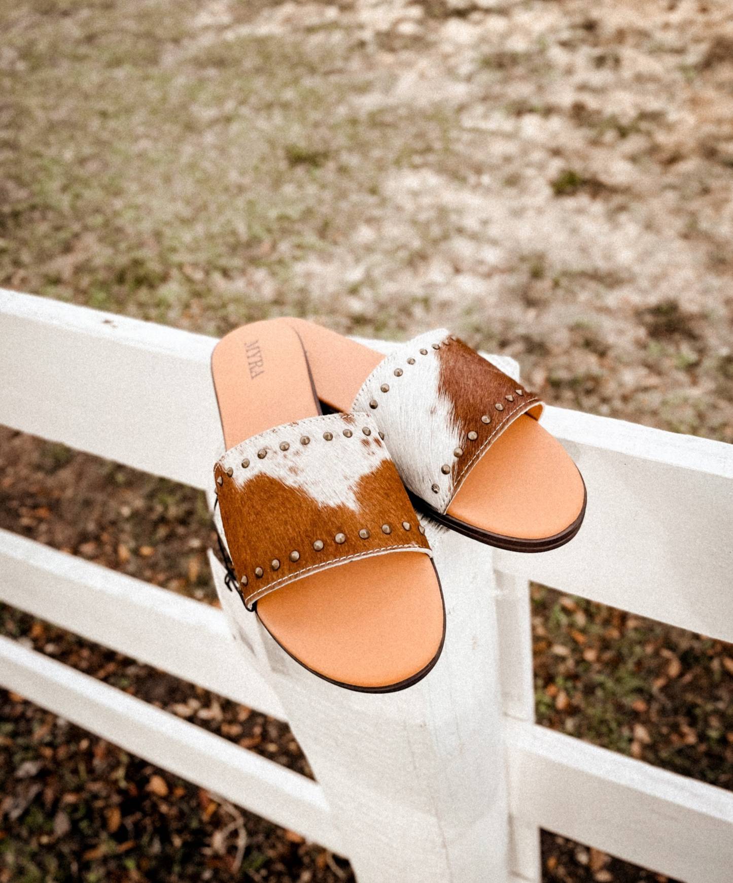 Genuine Cowhide Western Sandals Outdoor Flipflops Footwear