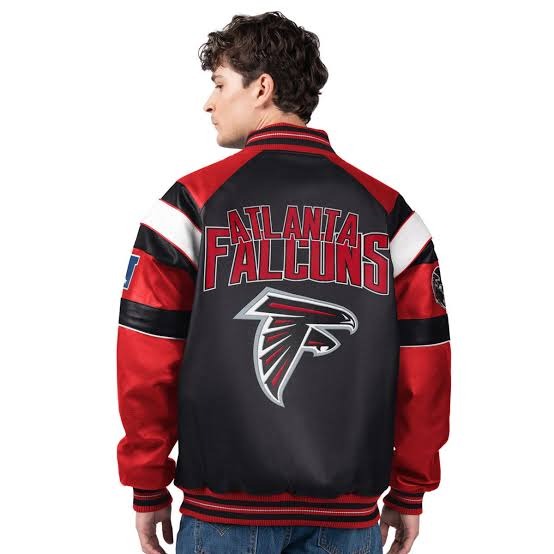 💝💝Last day of clearance!!💝Buy more, save more✨Licensed NFL Men's Faux Leather Varsity Jacket