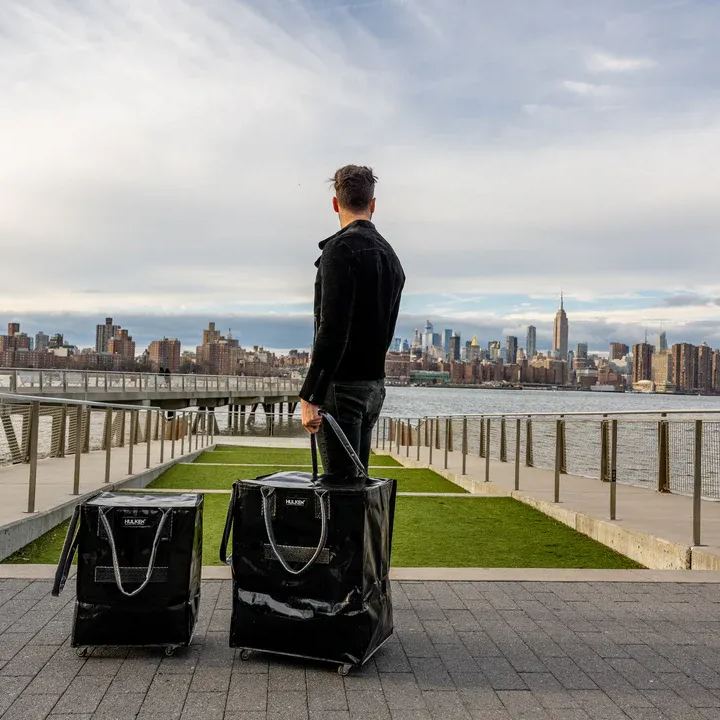 💝𝗧𝗼𝗱𝗮𝘆'𝘀 𝗦𝗽𝗲𝗰𝗶𝗮𝗹𝘀💝Buy 1 Get 1 Free✨Large Rolling Tote Bag with Zip Top Closure