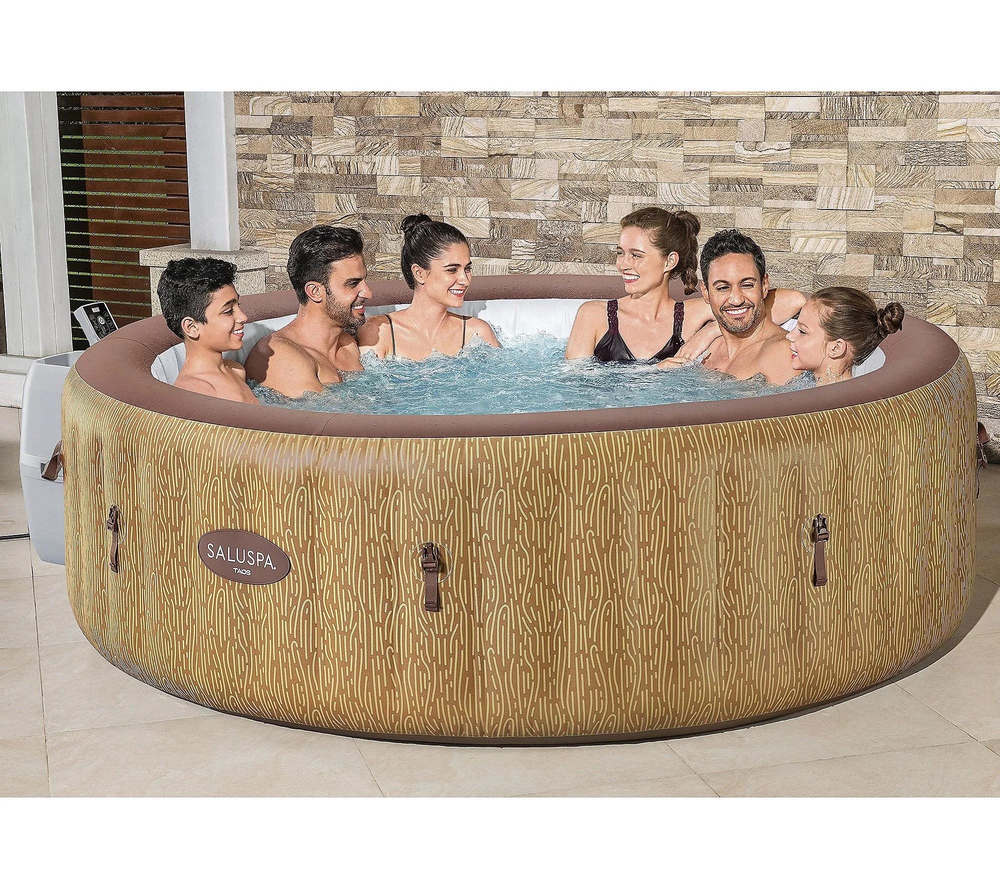 💝𝐐𝐕𝐂'𝐬 𝐁𝐥𝐚𝐜𝐤 𝐅𝐫𝐢𝐝𝐚𝐲 𝐃𝐞𝐚𝐥𝐬✨ Taos SaluSpa by Bestway 5-7 Person EnergySense Inflatable Heated Hot Tub