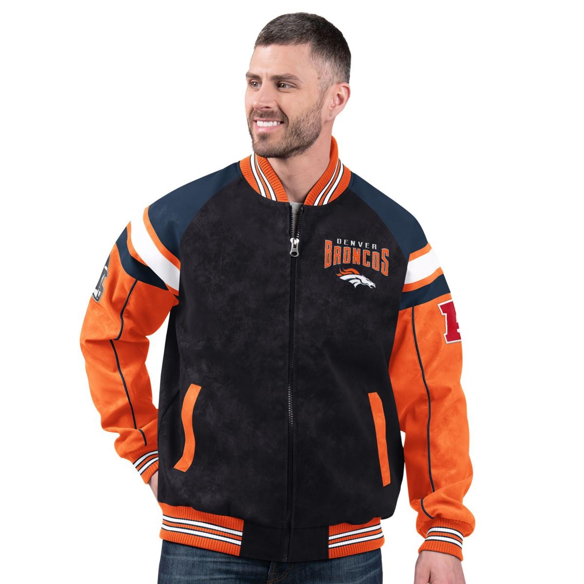 💝Last Day of Clearance!!💝BUY MORE SAVE MORE✨Officially Licensed NFL Faux Suede Jacket