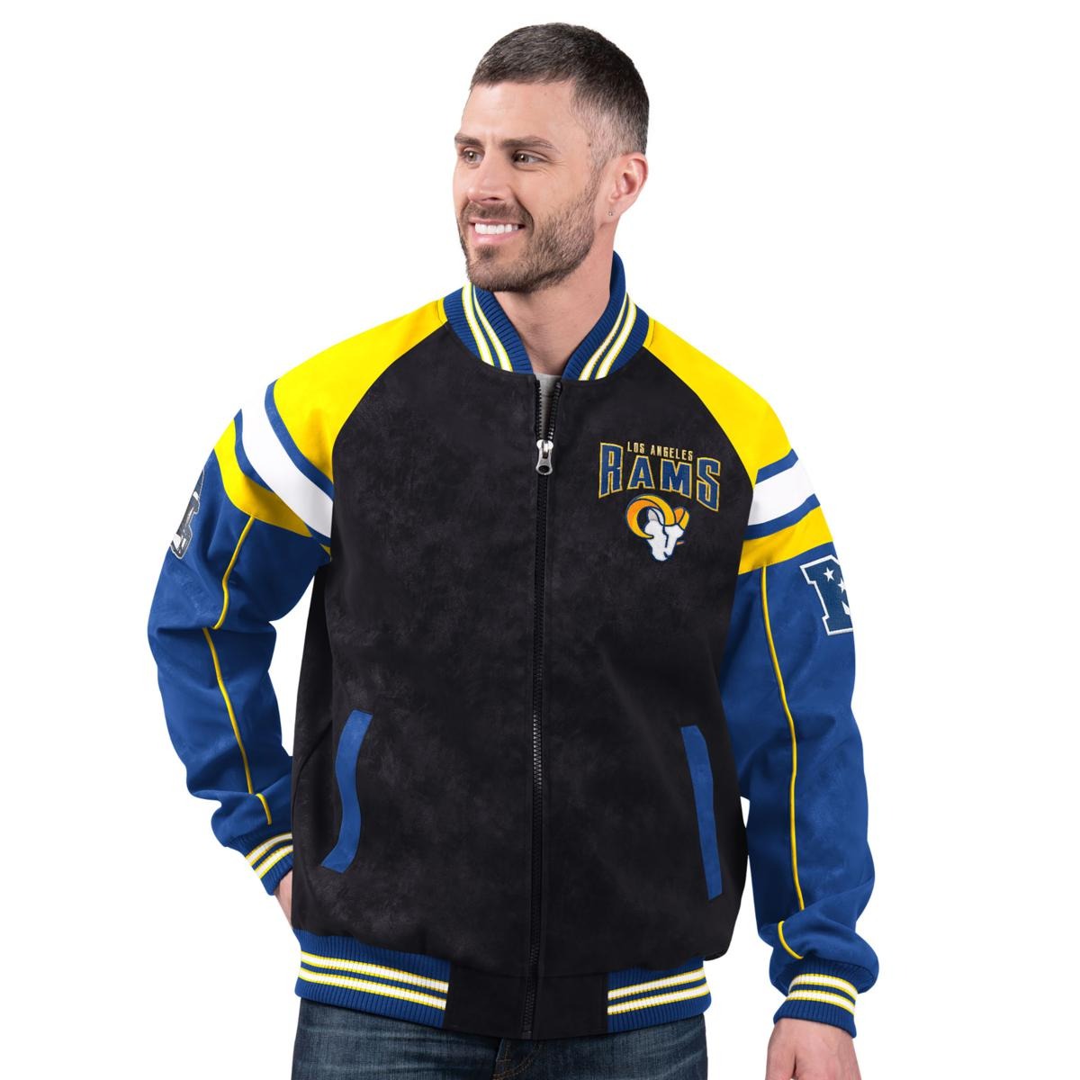 💝Last Day of Clearance!!💝BUY MORE SAVE MORE✨Officially Licensed NFL Faux Suede Jacket