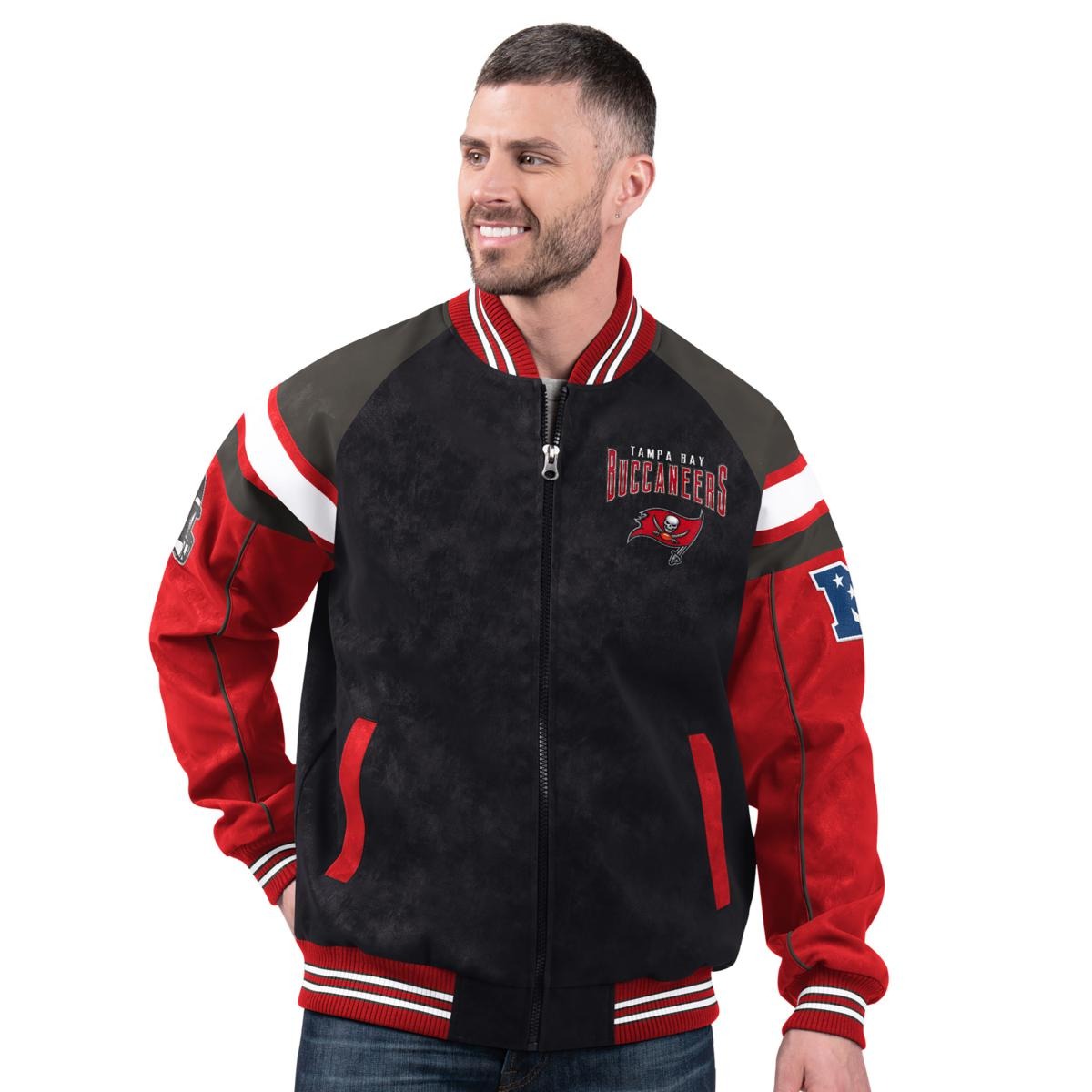 💝Last Day of Clearance!!💝BUY MORE SAVE MORE✨Officially Licensed NFL Faux Suede Jacket