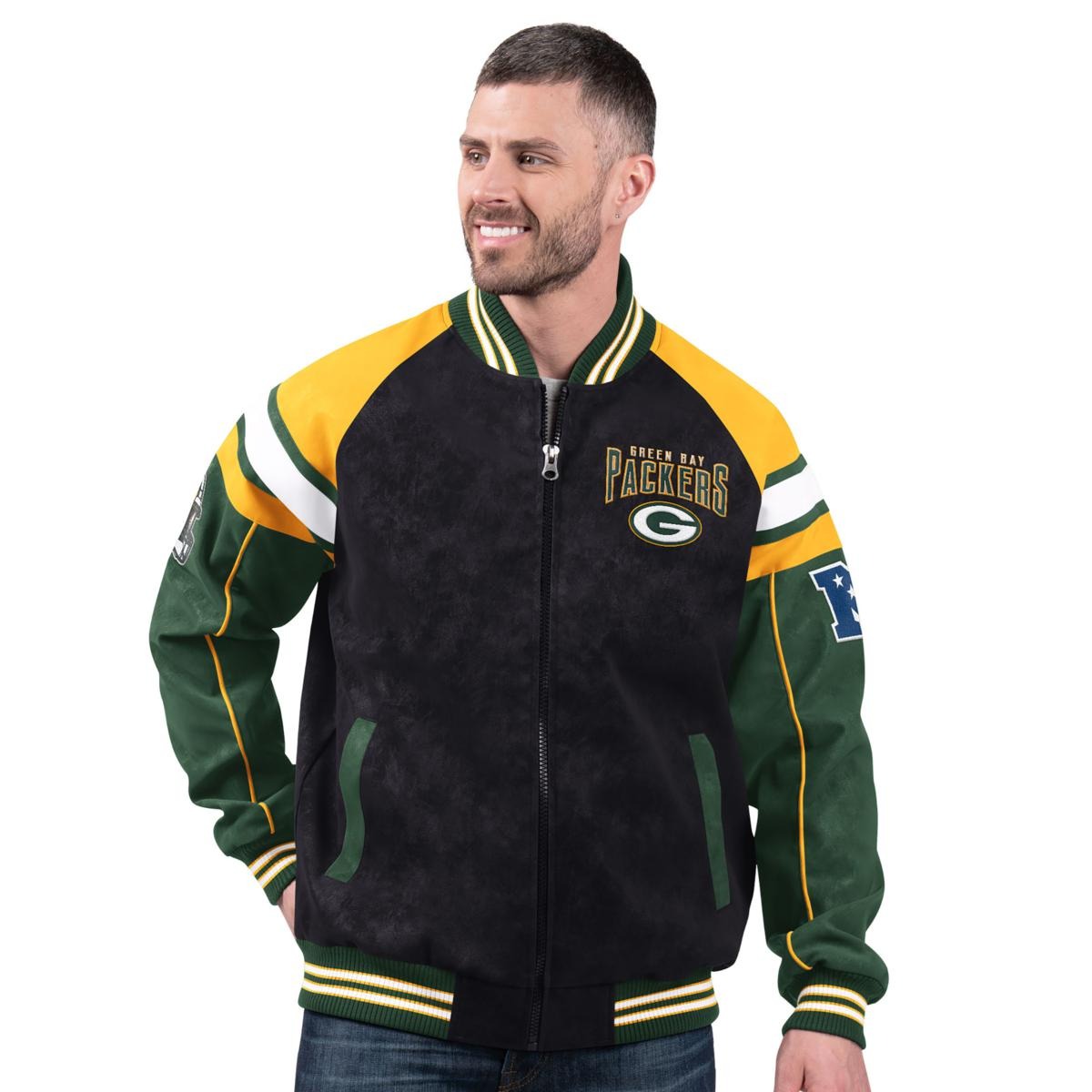💝Last Day of Clearance!!💝BUY MORE SAVE MORE✨Officially Licensed NFL Faux Suede Jacket