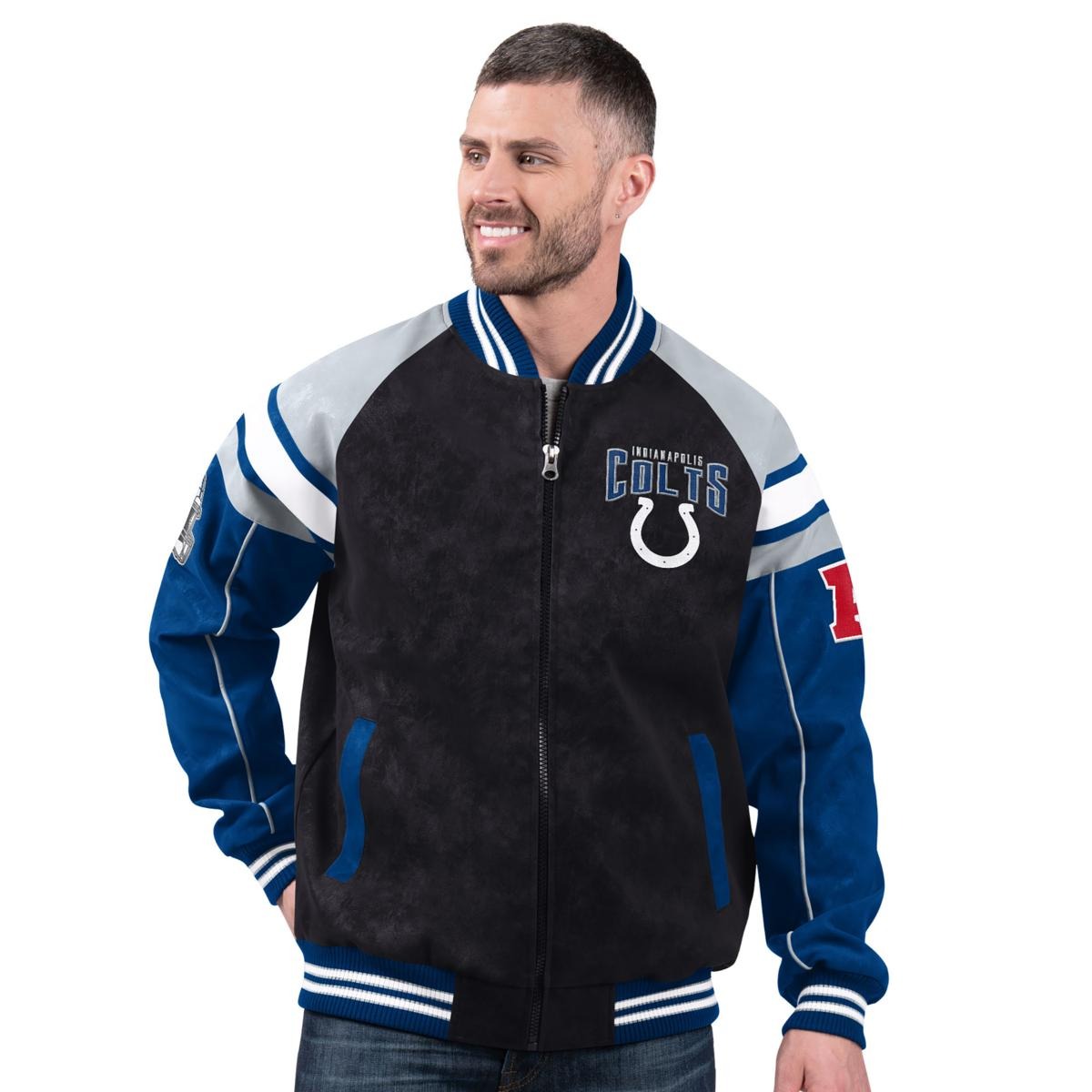 💝Last Day of Clearance!!💝BUY MORE SAVE MORE✨Officially Licensed NFL Faux Suede Jacket