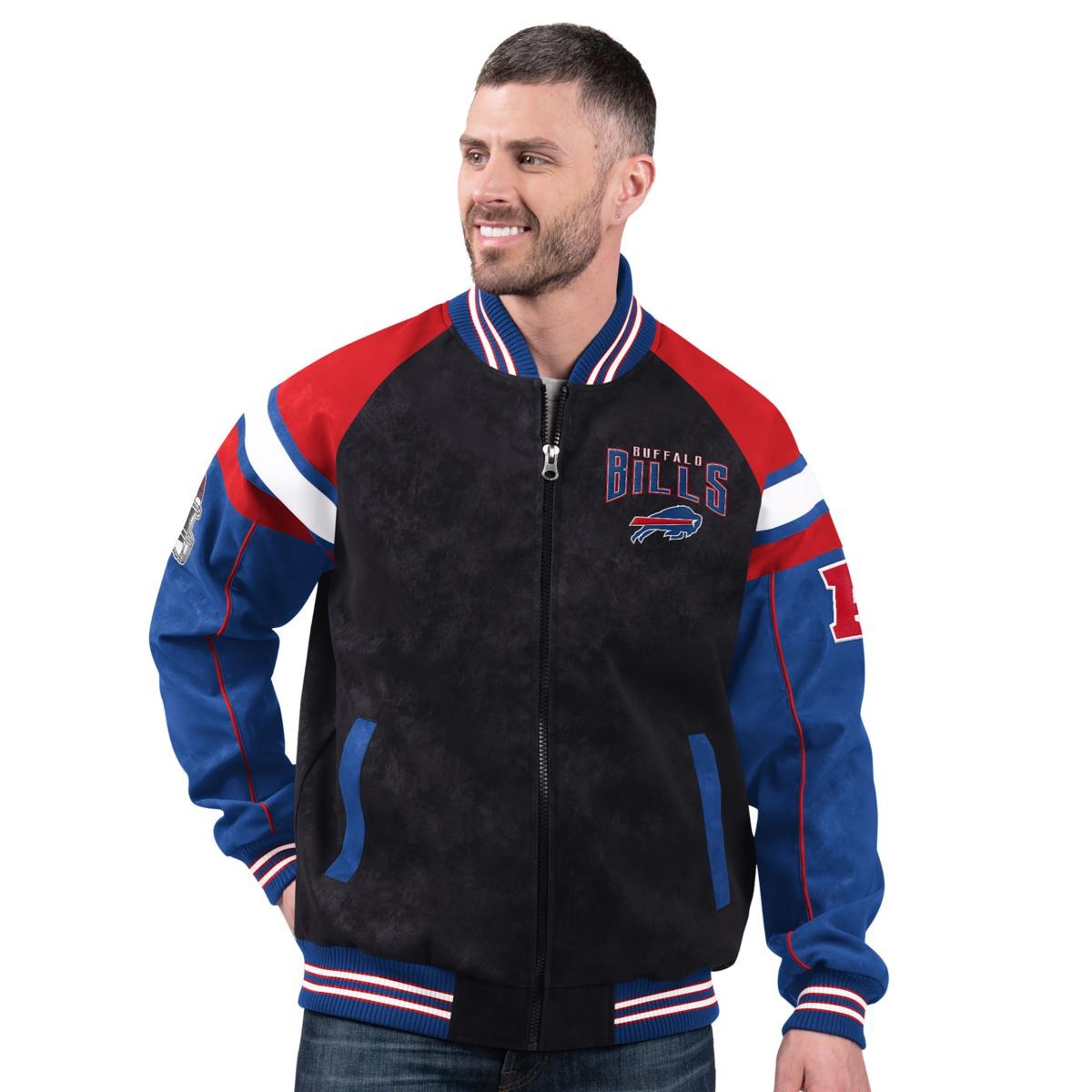 💝Last Day of Clearance!!💝BUY MORE SAVE MORE✨Officially Licensed NFL Faux Suede Jacket