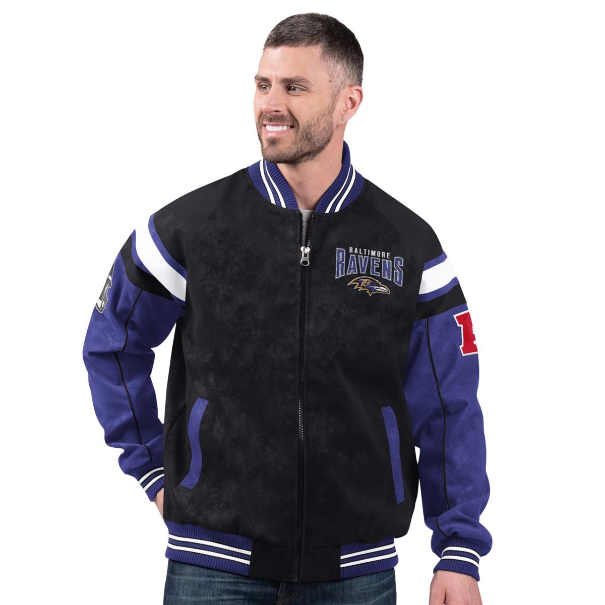 💝Last Day of Clearance!!💝BUY MORE SAVE MORE✨Officially Licensed NFL Faux Suede Jacket