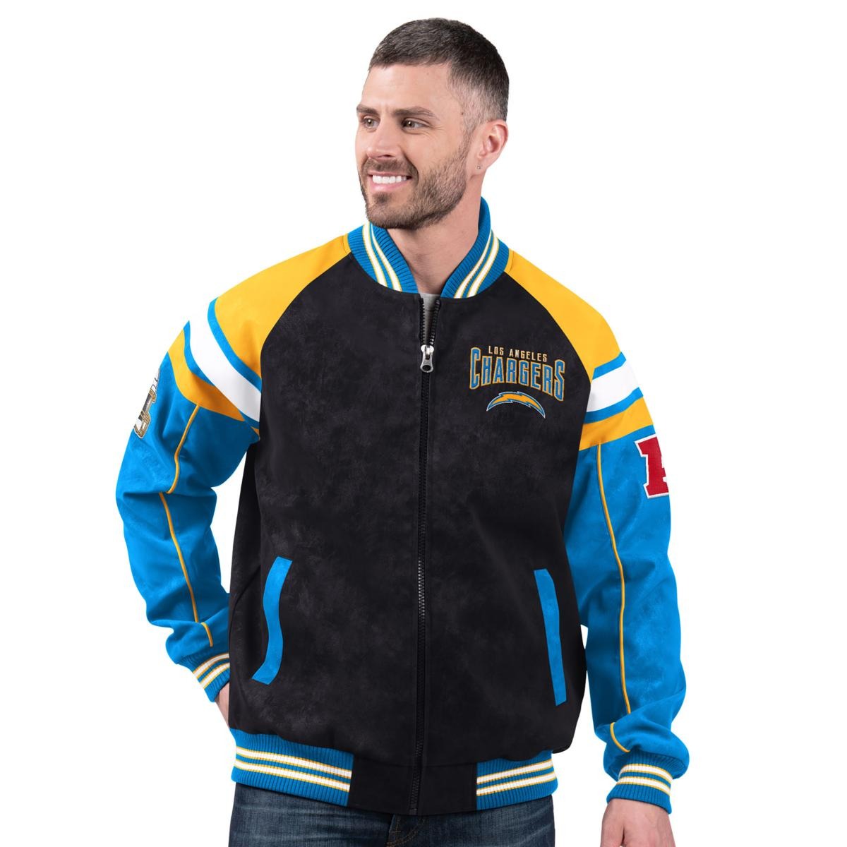 💝Last Day of Clearance!!💝BUY MORE SAVE MORE✨Officially Licensed NFL Faux Suede Jacket