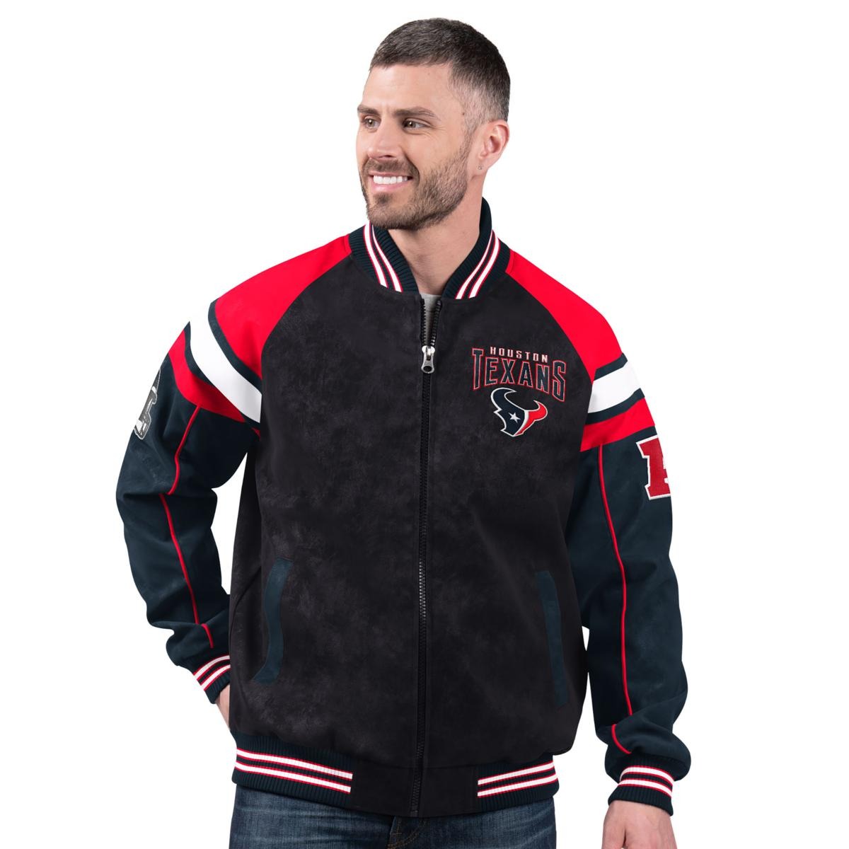 💝Last Day of Clearance!!💝BUY MORE SAVE MORE✨Officially Licensed NFL Faux Suede Jacket