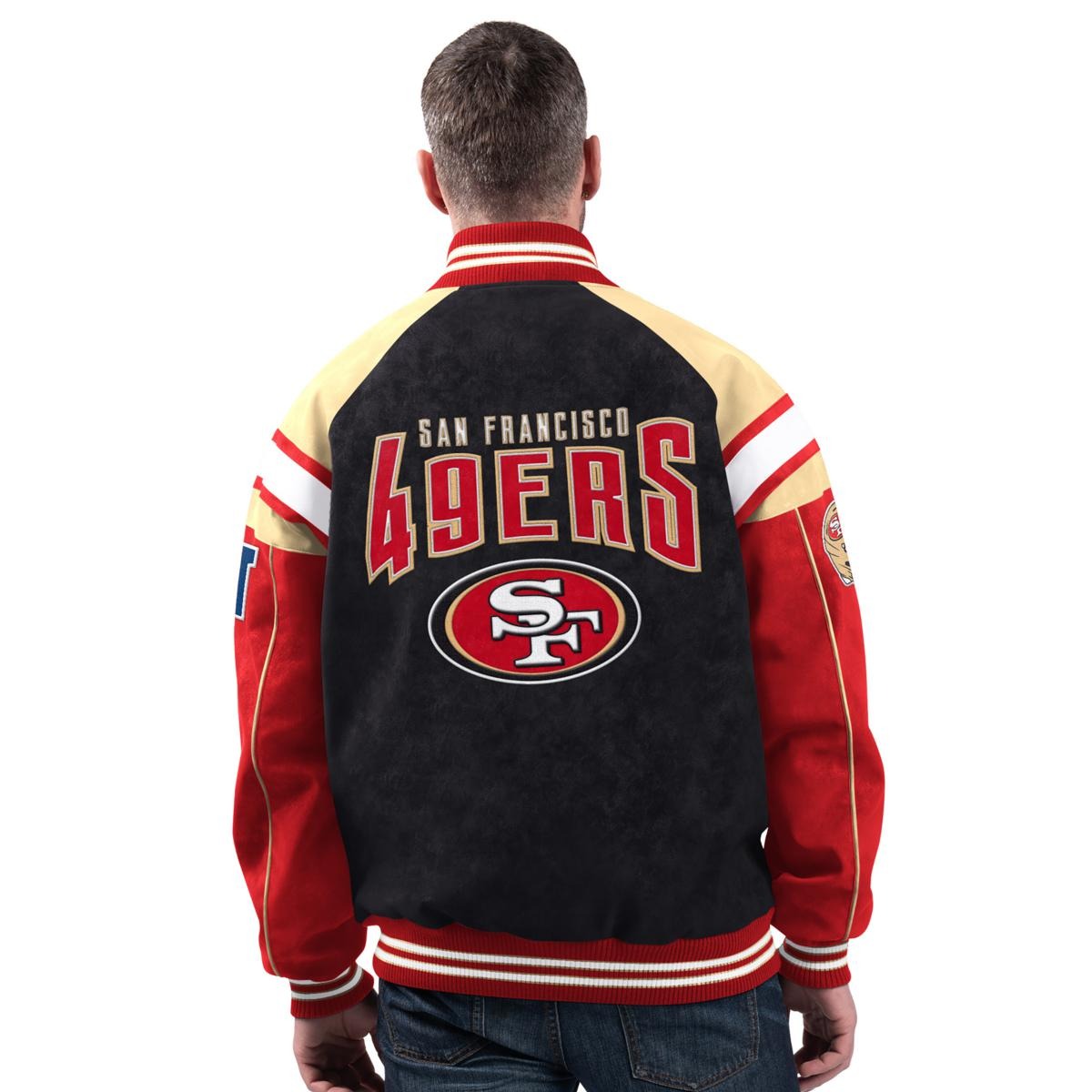 💝Last Day of Clearance!!💝BUY MORE SAVE MORE✨Officially Licensed NFL Faux Suede Jacket
