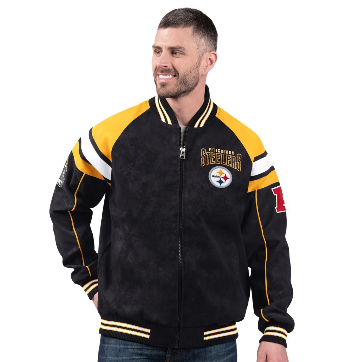 💝Last Day of Clearance!!💝BUY MORE SAVE MORE✨Officially Licensed NFL Faux Suede Jacket