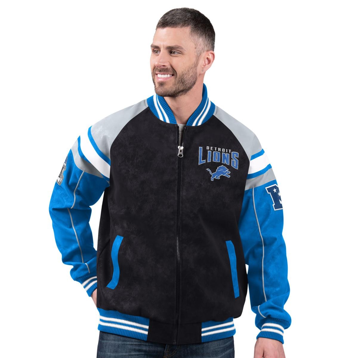 💝Last Day of Clearance!!💝BUY MORE SAVE MORE✨Officially Licensed NFL Faux Suede Jacket