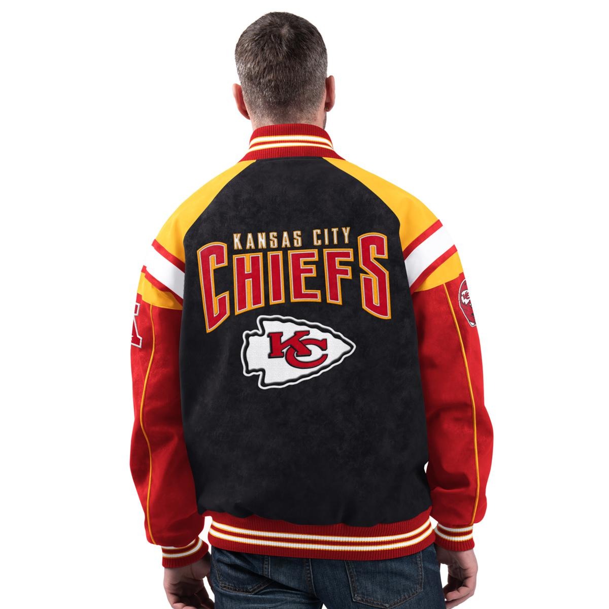 💝Last Day of Clearance!!💝BUY MORE SAVE MORE✨Officially Licensed NFL Faux Suede Jacket