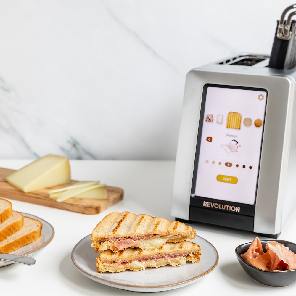 🎄Today's Special Value🎁 Revolution R270 Touchscreen 2-Slice Toaster w/ Panini Press & Warming Rack 