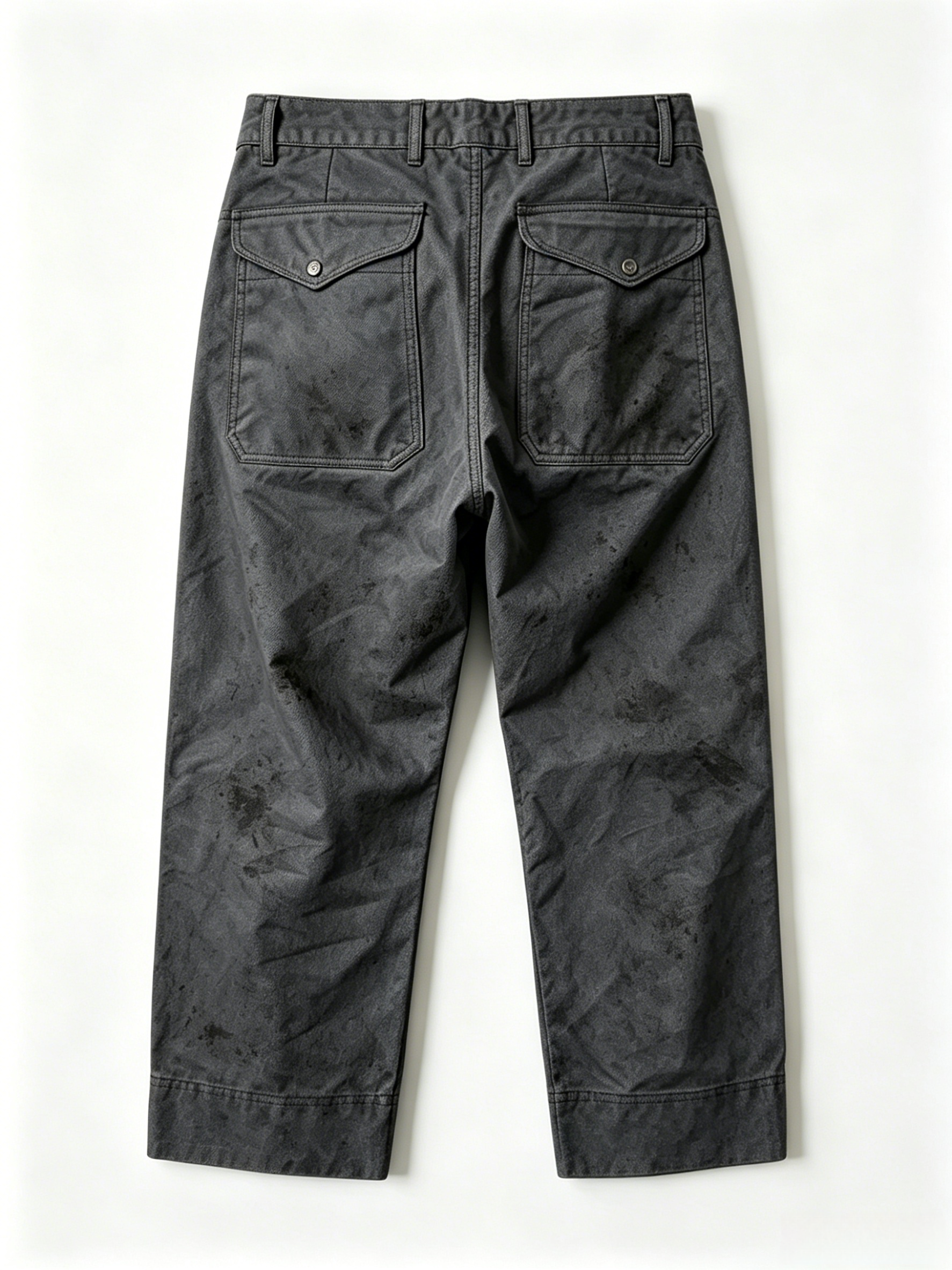 1950S GLOBE DIRTY YELLOW FIREMAN’S PANTS