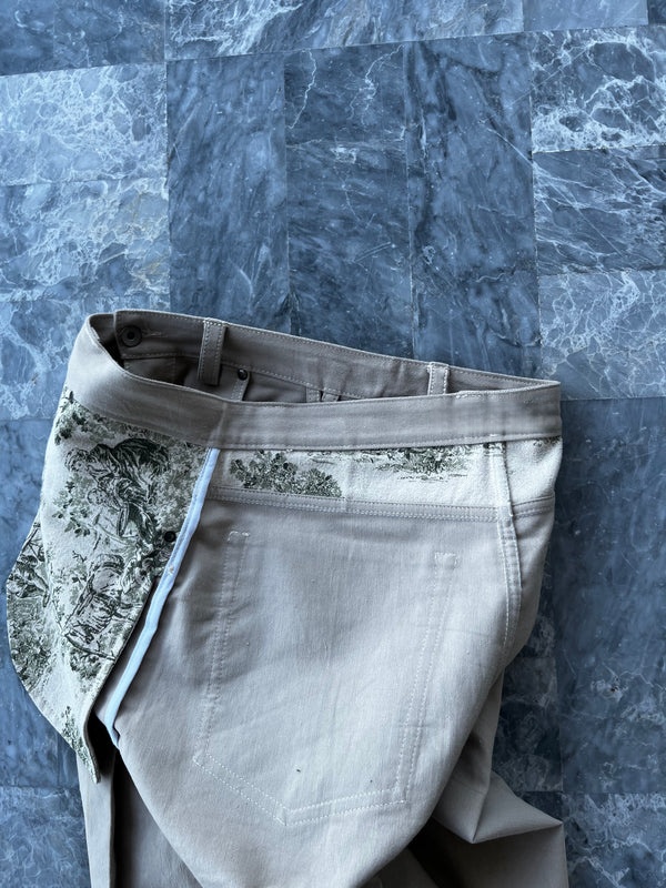 11OZ STRUCTURED PLEATED TROUSERS