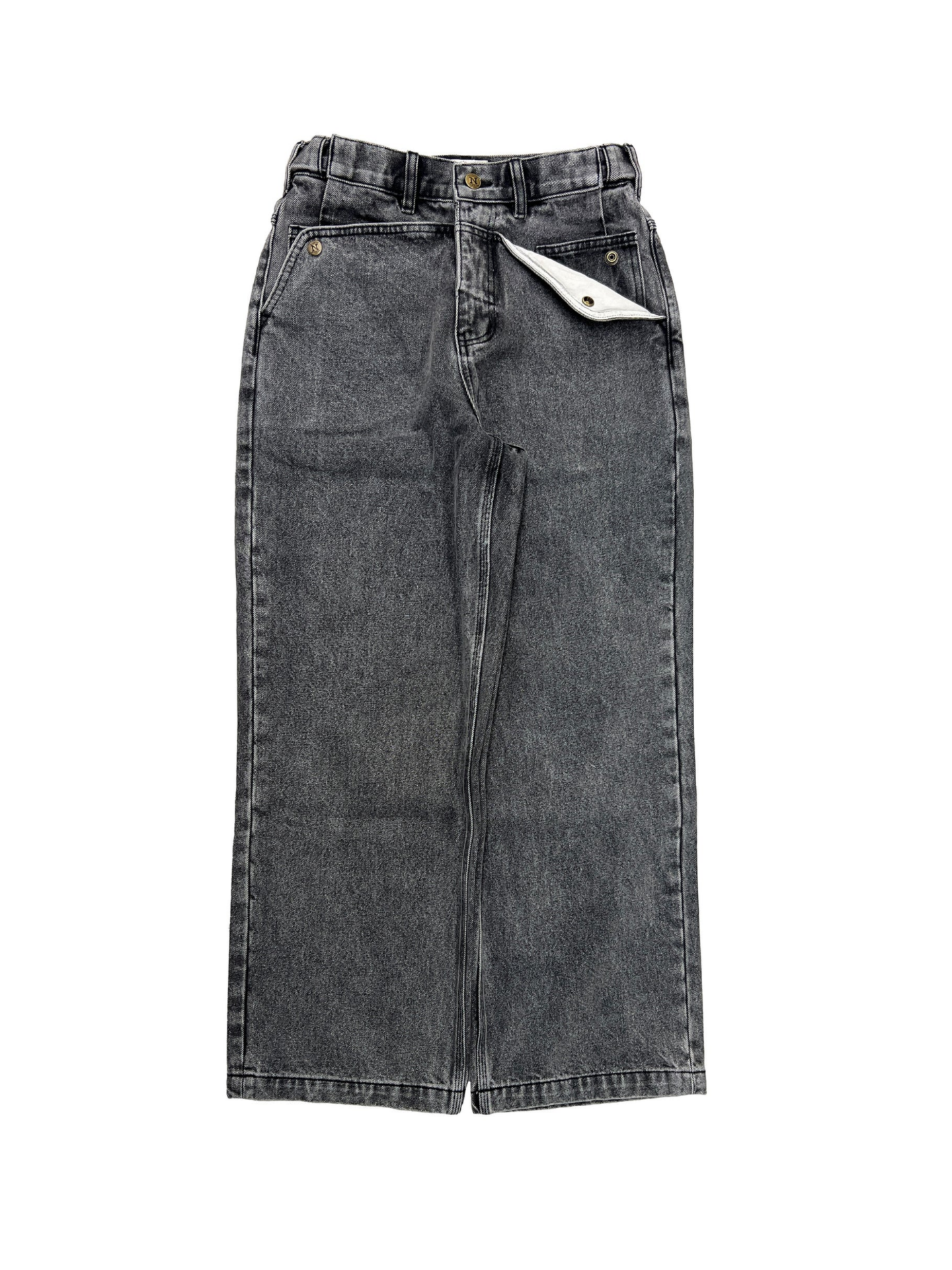 MULE EAR STRAIGHT DENIM