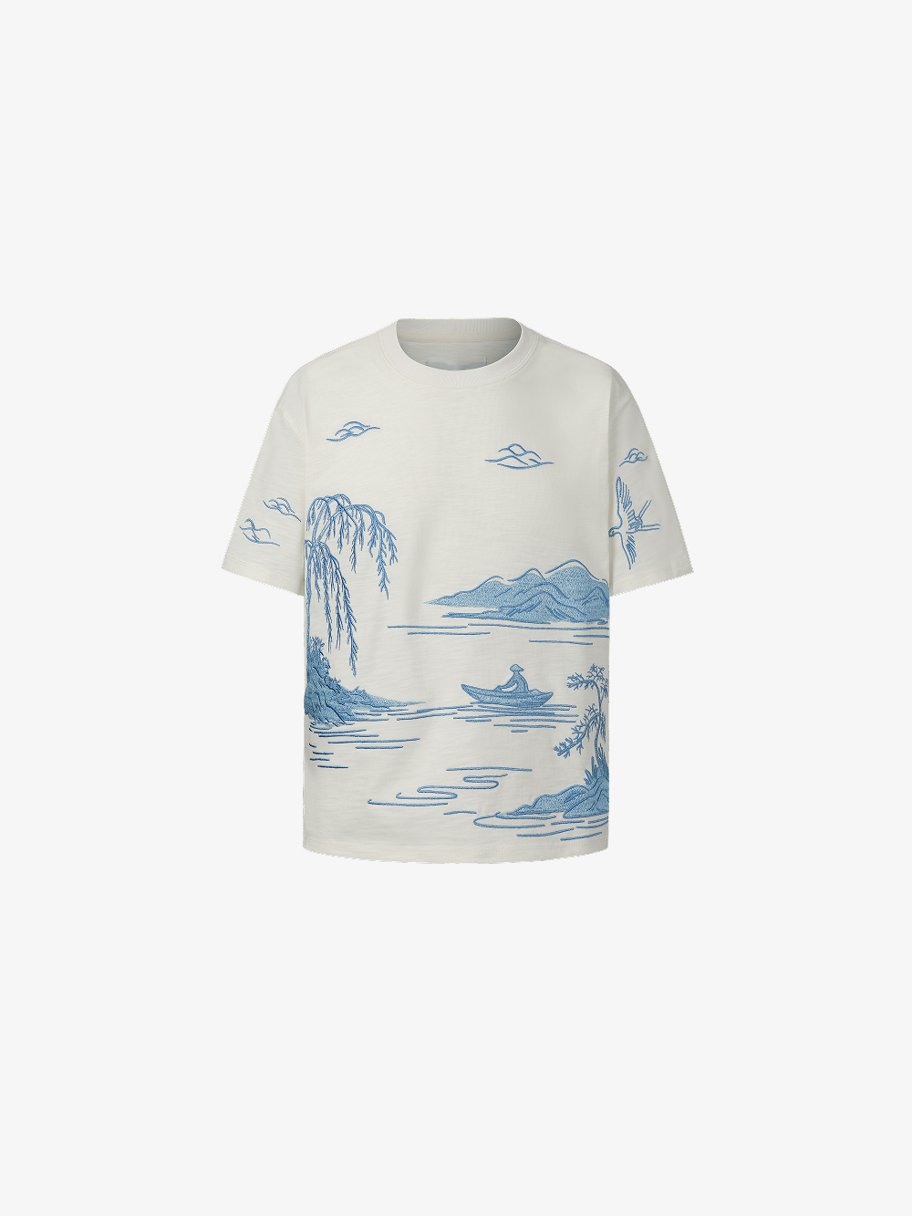 LANDSCAPE EMBROIDERY T-SHIRT