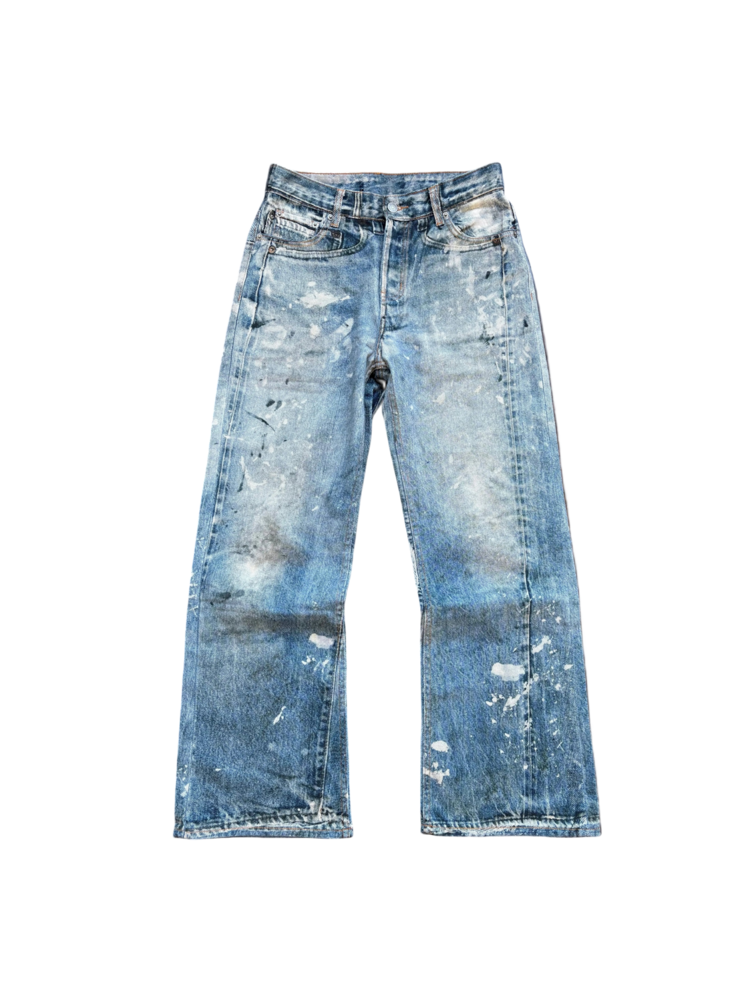 PRINTED BOOTCUT DENIM