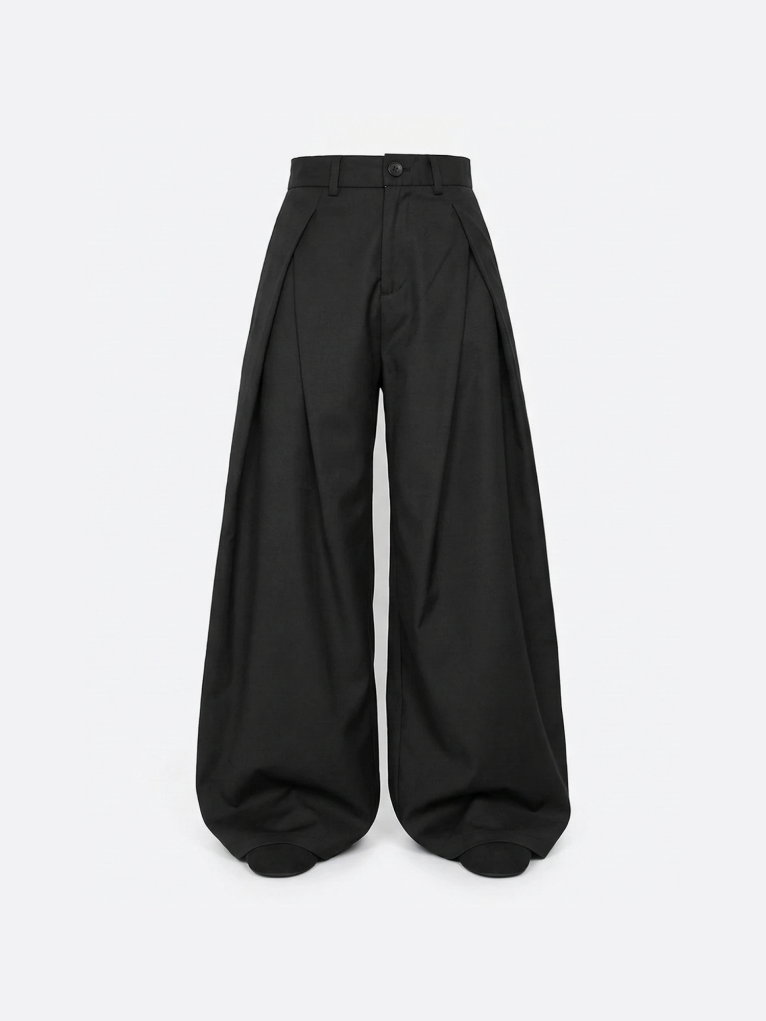 PLEATED WIDE LEG PANTS