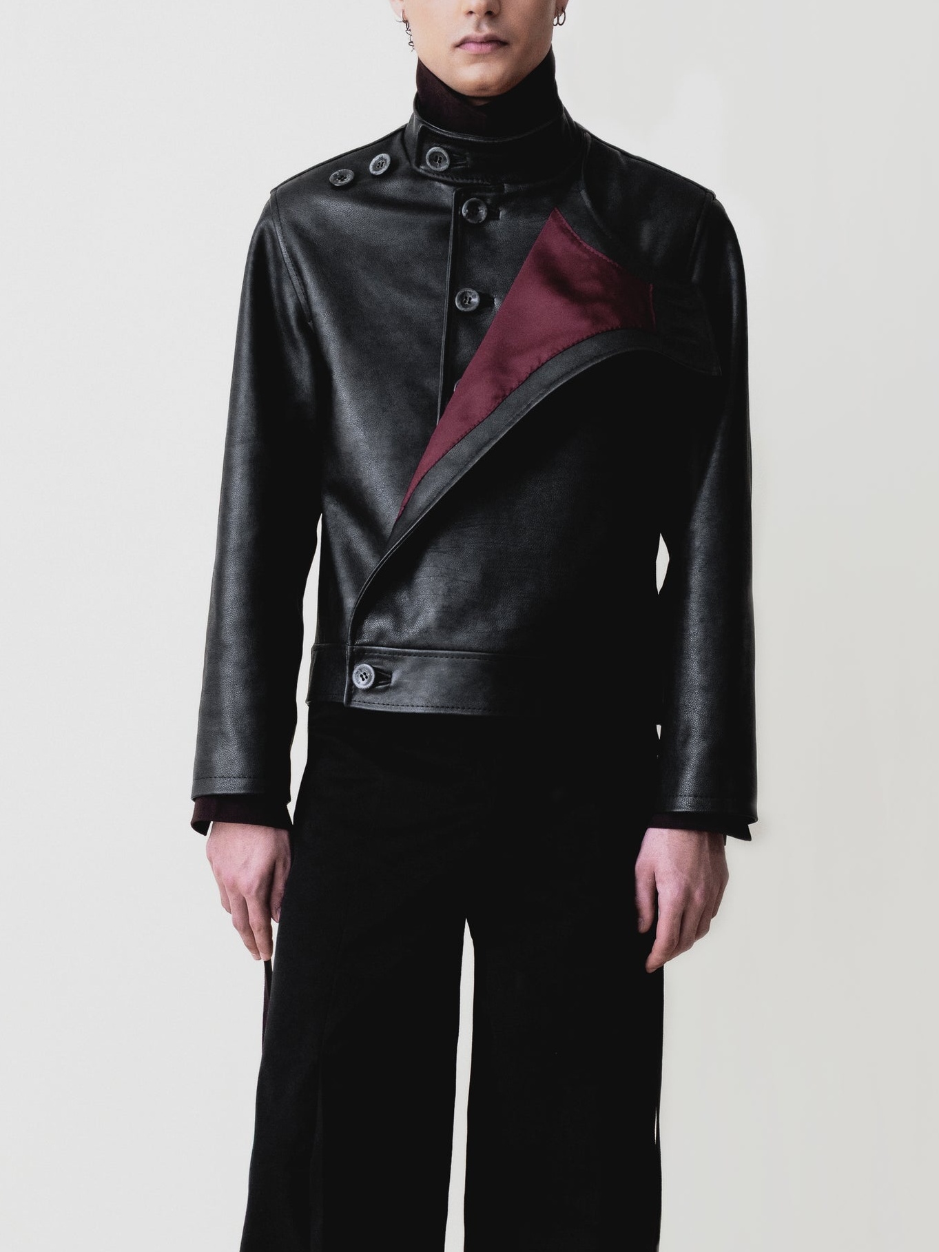 PEELED LEATHER JACKET