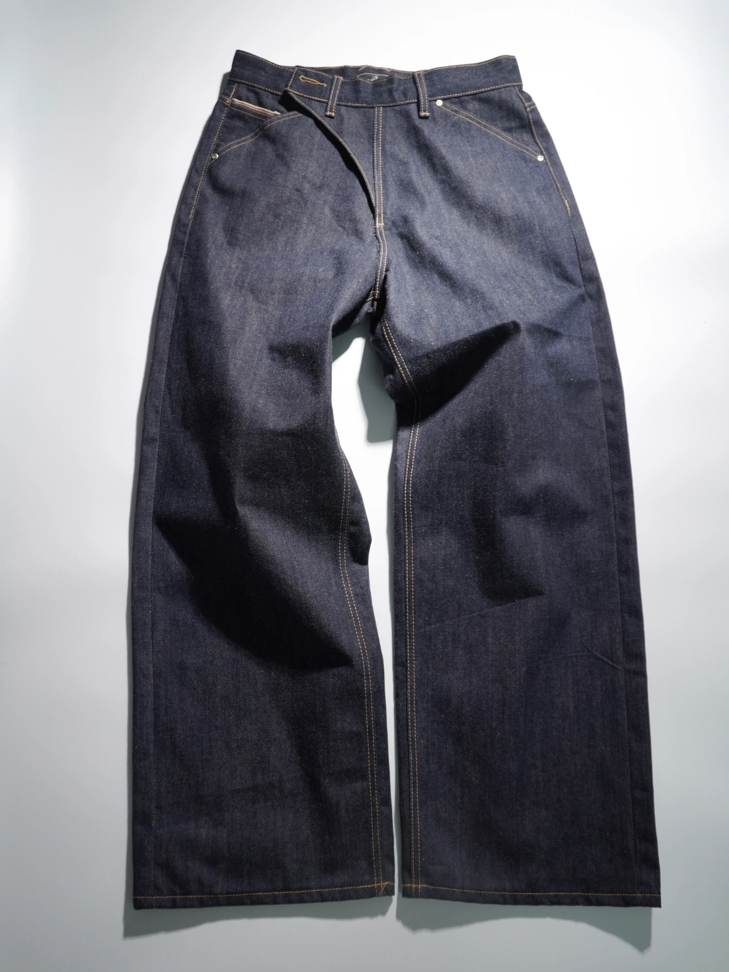 WIDE STRAIGHT SELVEDGE JEANS