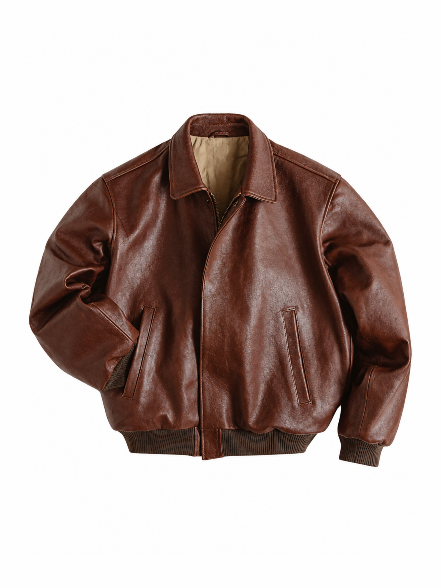 THE BOMBER LEATHER JACKET