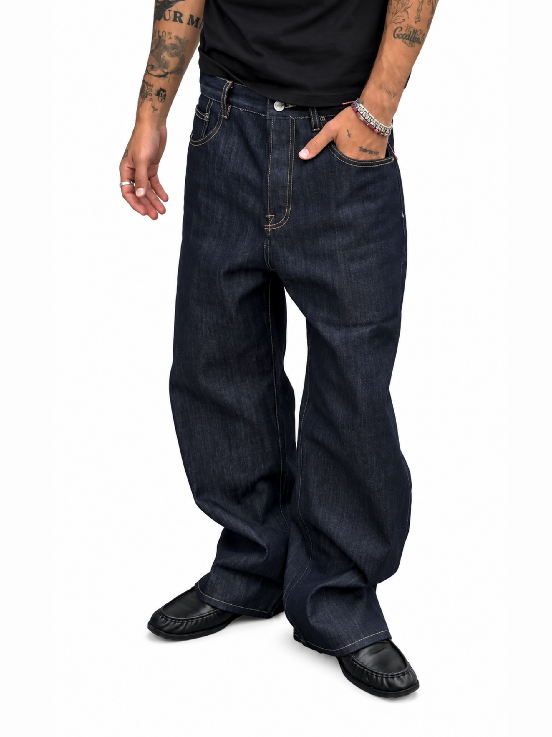 15OZ RAW STRAIGHT DENIM