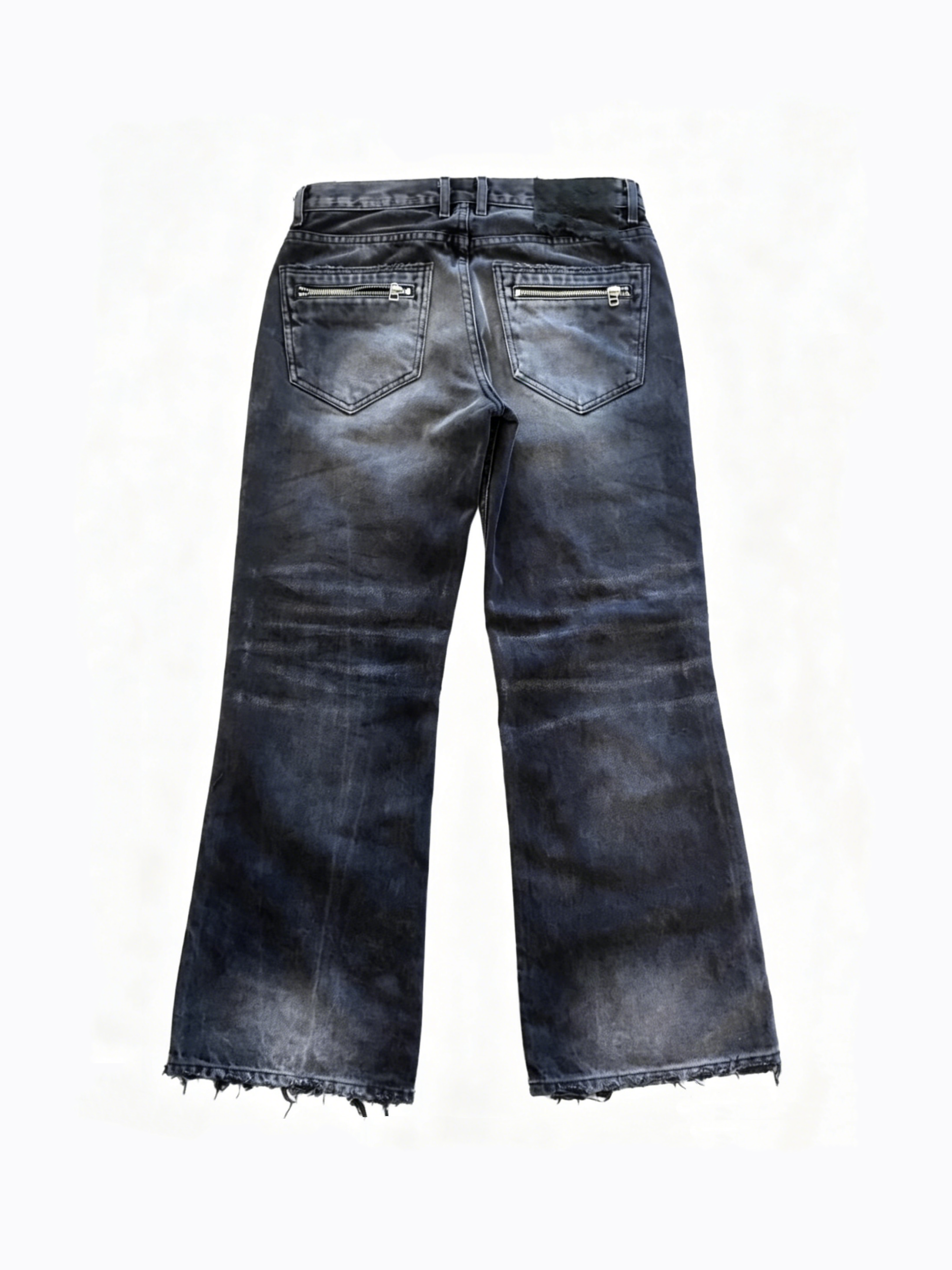 VINTAGE WASHED DISTRESSED DENIM V2