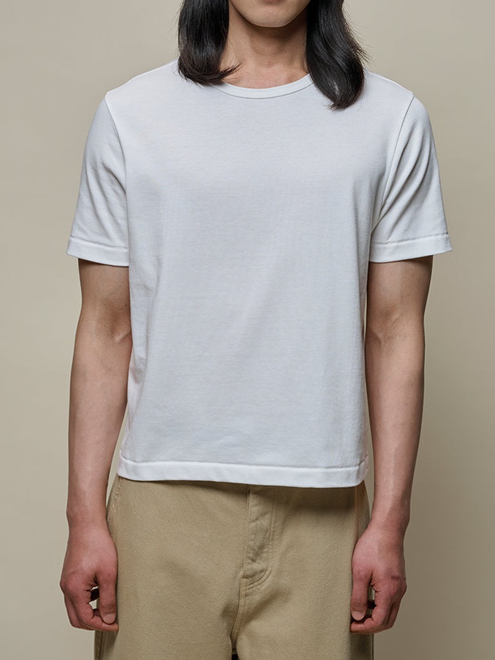 CROPPED MID-CENTURY MACHINE REFINED FIT T-SHIRT